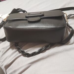 Faux Leather Crossbody Bag